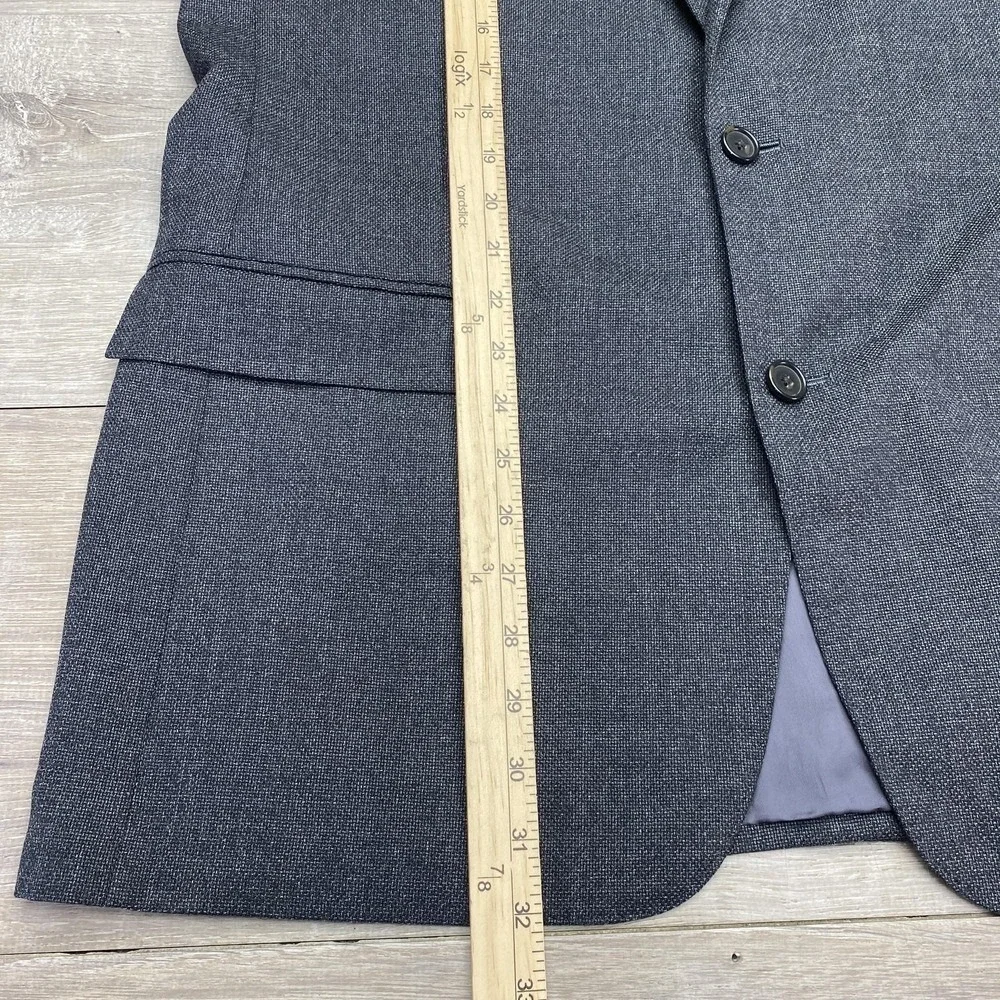 Brooks Brothers Suit Jacket Mens 44 Long‎ Gray Wool Regent Reda Sport Coat
